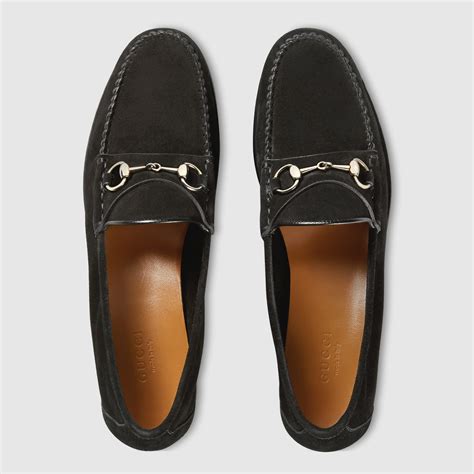 gucci brown loafers women's|gucci women's suede loafers.